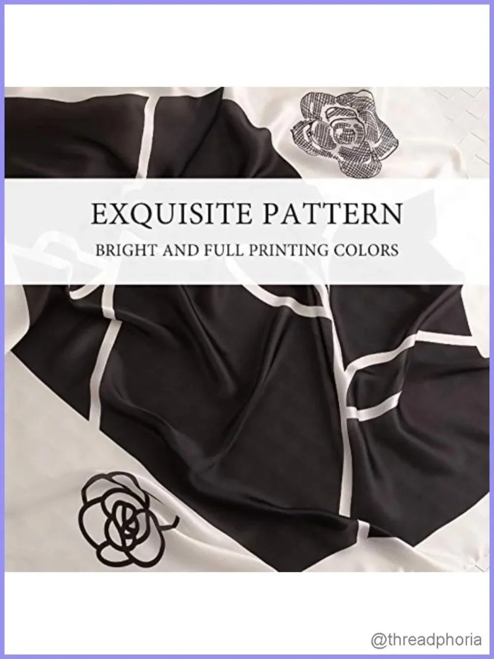 Polyester Satin Silk Plaid Long Shawl Wrap Fashion Scarf All Season